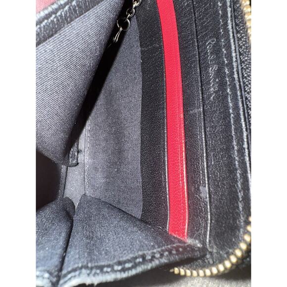 Paul Smith Fold Wallet Zipper Mini Leather Genuine Black - Picture 5 of 13